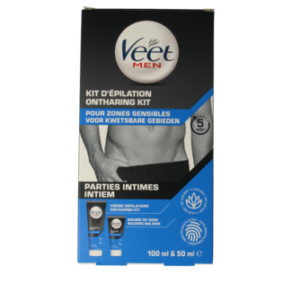 Veet Veet Men Enthaarungsset für Intimbereiche 150 Milliliter