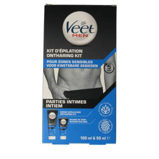 Veet Veet Men hair removal kit intimate body parts 150 Milliliter