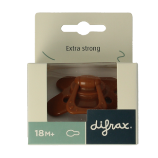 Difrax Sucette Natural 18+ mois assortie, 1 pièce