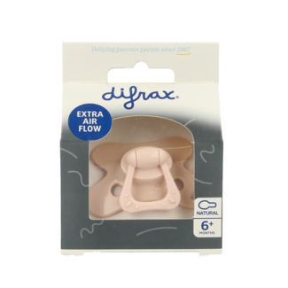 Difrax Smoczek uspokajający Natural Difrax, 6+ miesięcy, mix wzorów, 1 szt.