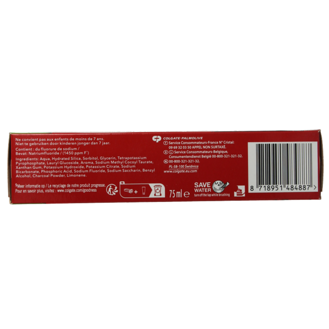 Dentifrice Max White Charcoal 75 ml