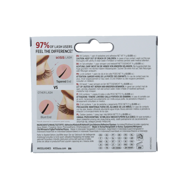 KISS Lash Couture So Wispy - Lash 01 (1 Set)