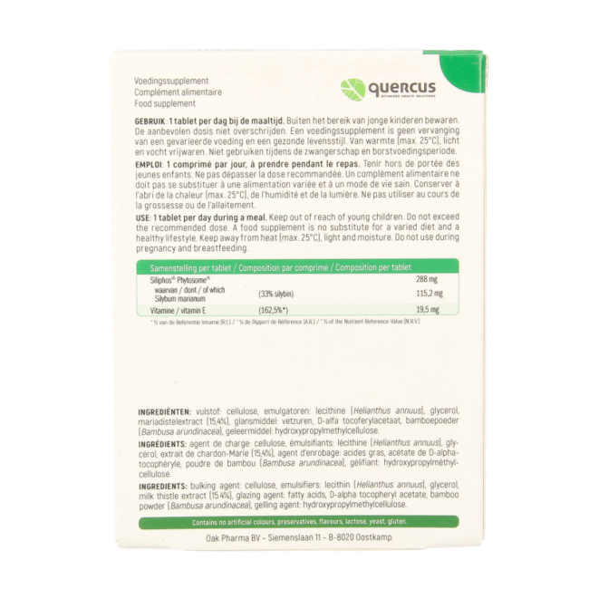 Quercus Liv-protect 60 Tabletten