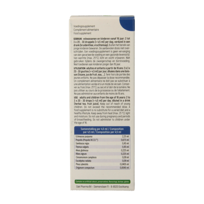 Quercus Immuprotect liquido 100 Millilitri