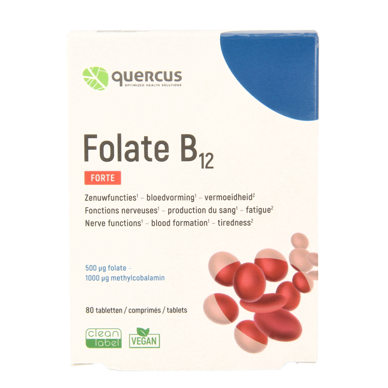Quercus Folate B12 80 Tabletten aanbieding