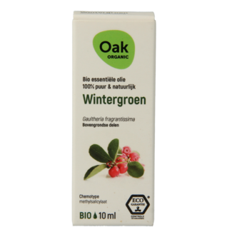 Oak Olio Essenziale di Gaultheria (Wintergreen) Bio 10 Millilitri