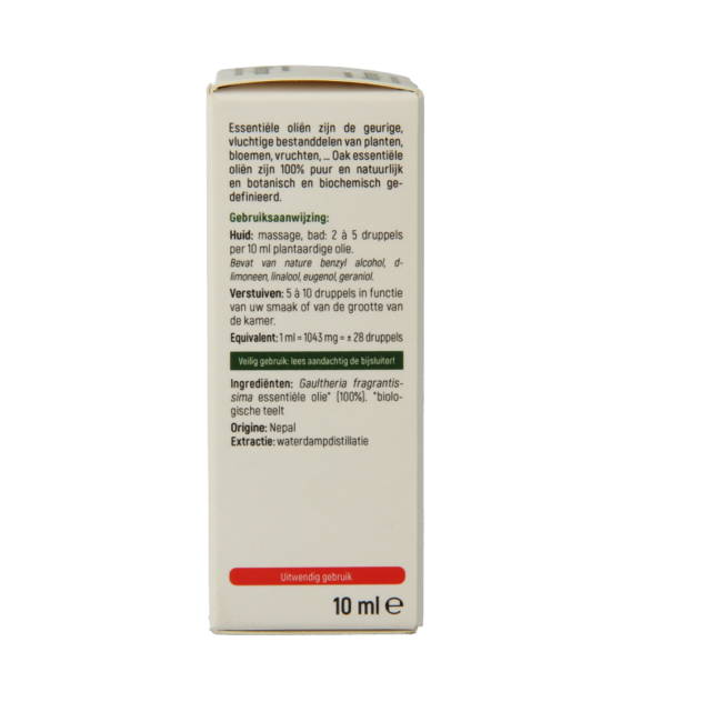 Oak Wintergreen organic 10 Millilitres
