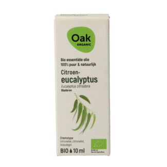 Oak Oak Organic Lemon Eucalyptus 10 Millilitres