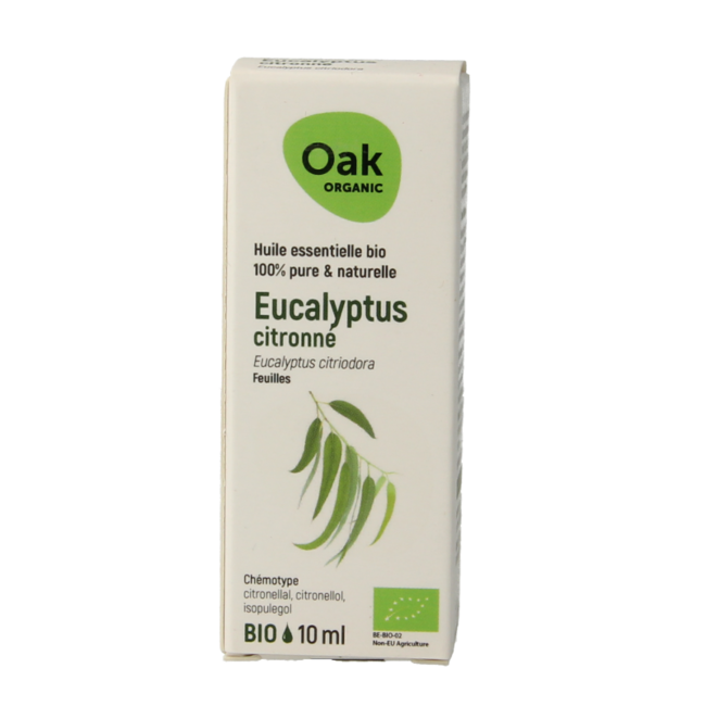 Oak Organic Lemon Eucalyptus 10 Millilitres