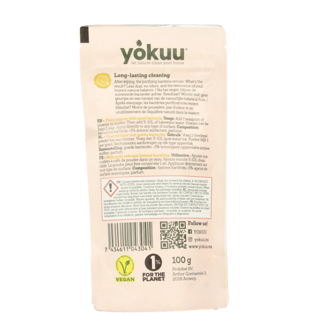 Yokuu Vloerreiniger poeder 100 Gram
