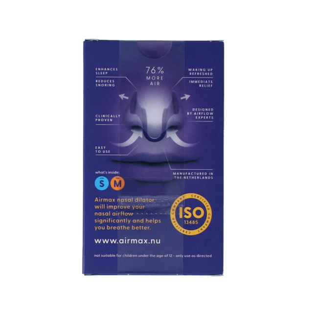 Anti-ronflement 1x taille S 1x taille M 2 Pièces