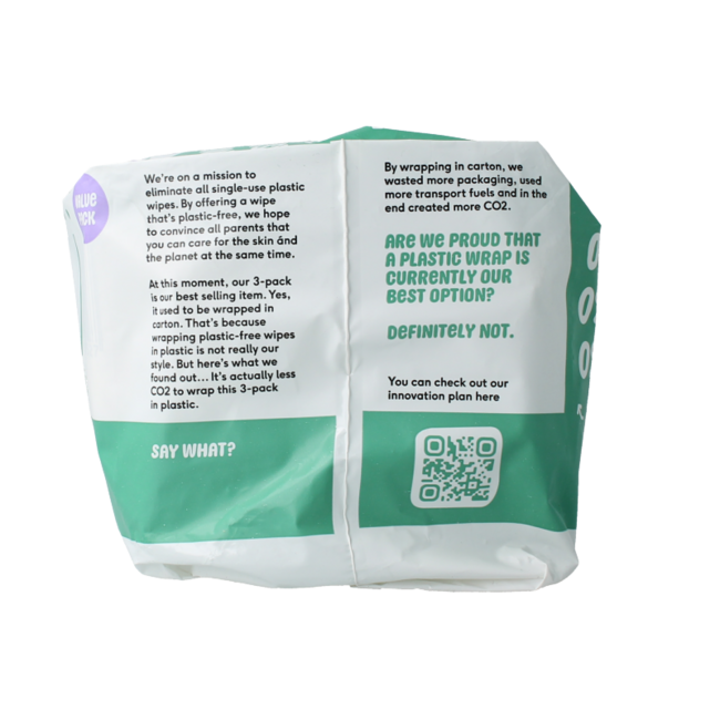 Lingettes bébé à l'eau pack de 3 1 Set