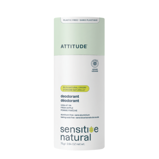 Attitude Deodorant natronfrei Super Leaves frischer Apfel 75 Gramm