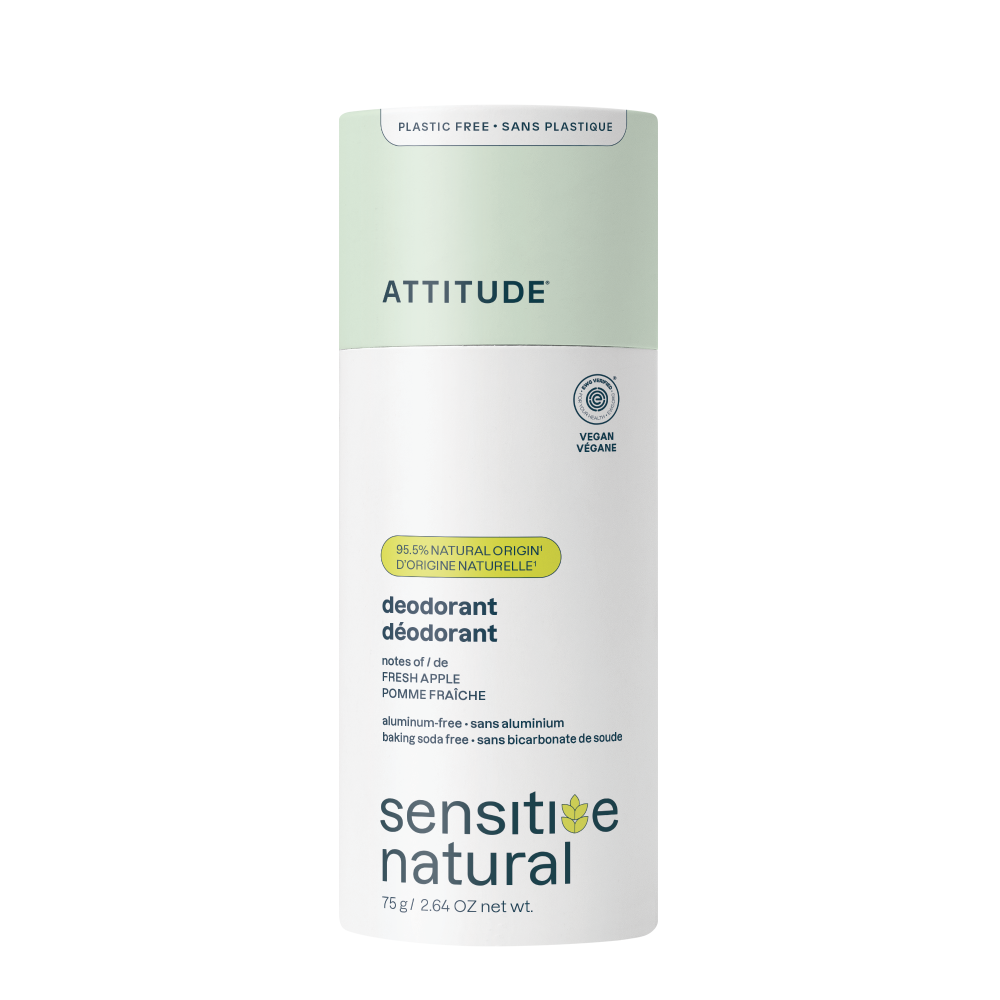 Attitude Desodorante sin bicarbonato super leaves manzana fresca 75 gramos