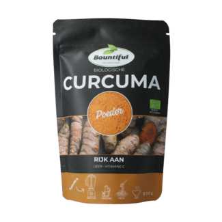 Bountiful Poudre de curcuma bio 150 grammes