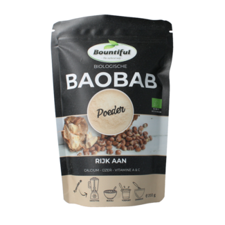 Bountiful Polvo de baobab bio 200 Gramos