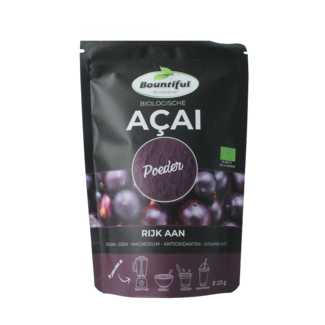 Bountiful Açaí-Pulver Bio 125 Gramm