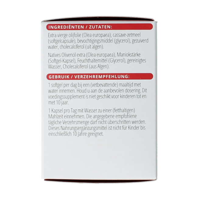 Vitamine D3 1000 UI végétalienne 100 capsules molles