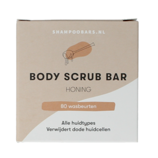 Shampoobars Body bar scrub honey 60 Gram