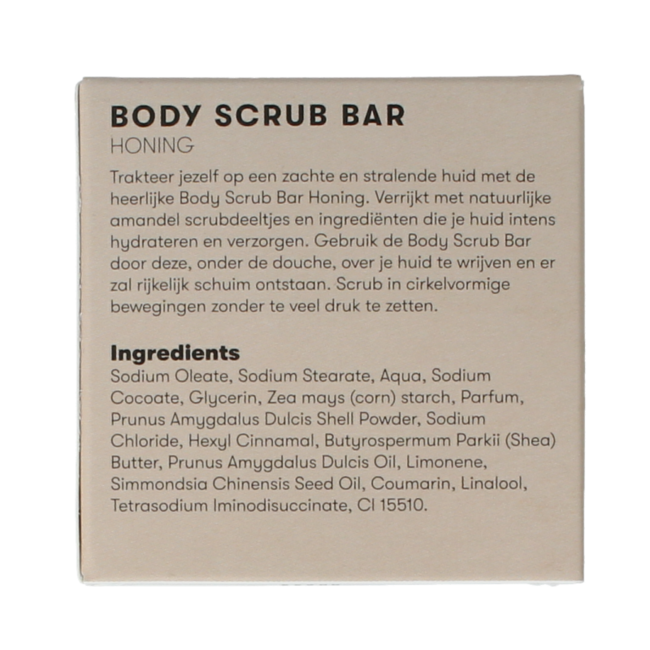 Body bar scrub honey 60 Gram