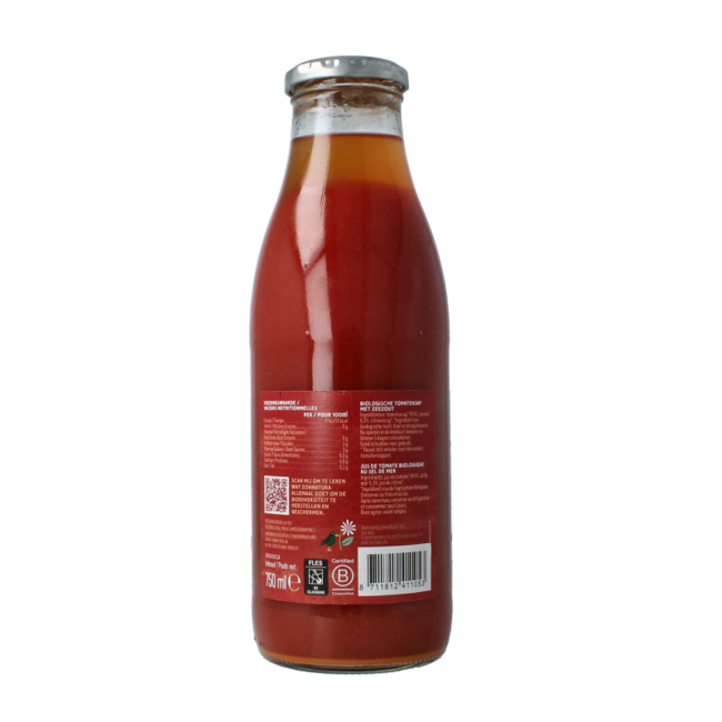 Organic tomato juice 750 Millilitres