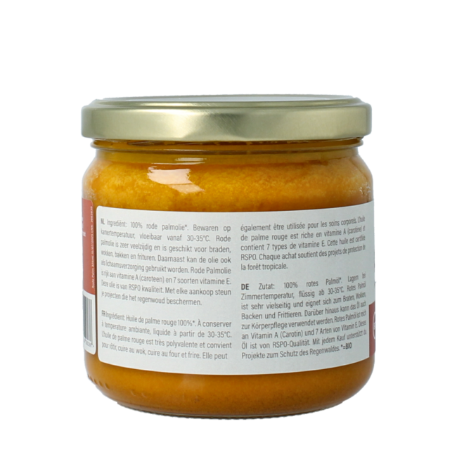 Red palm oil organic 325 Millilitres