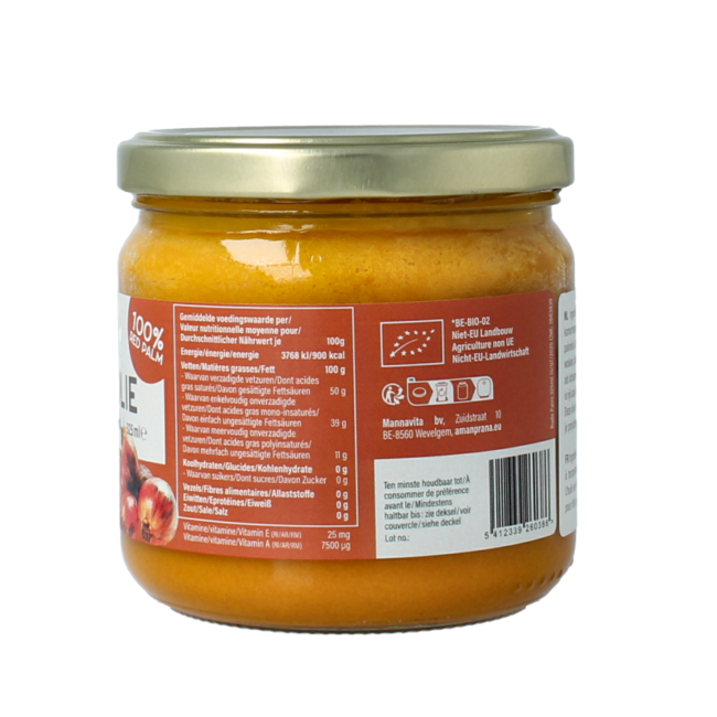 Rotes Palmöl Bio 325 Milliliter