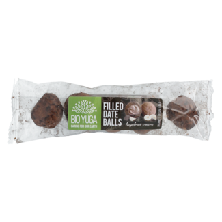 Bioyuga Boules de dattes crème noisette & cacao bio 45 grammes