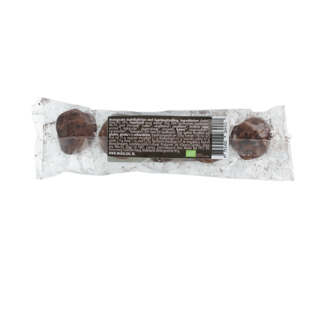 Dattelbällchen Haselnuss & Kakaocreme Bio 45 Gramm