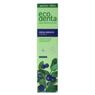Ecodenta Pasta do zębów fresh breath ekstr. z jagód green line 100 mililitrów