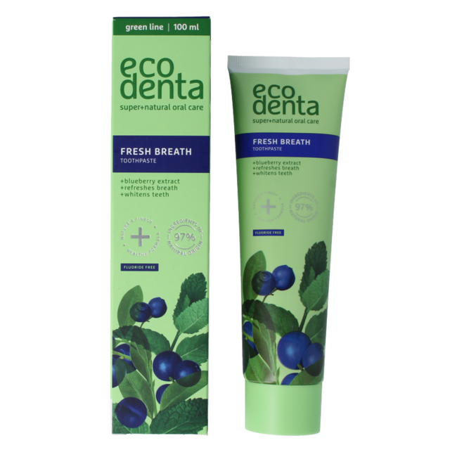 Dentifricio fresh breath estr mirtillo green line 100 Millilitri