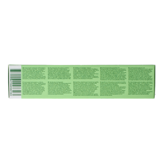 Zahnpasta Fresh Breath Blaubeerextrakt Green Line 100 Milliliter