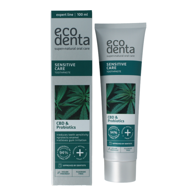 Zahnpasta Sensitive CBD Probiotika Expert Line 100 Milliliter