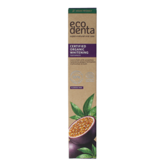 Ecodenta Toothpaste whitening passion fruit organic 75 Millilitre