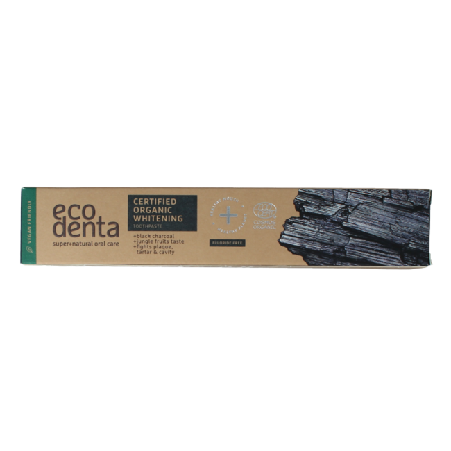 Whitening charcoal toothpaste organic 75 Millilitres