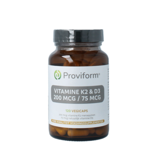 Proviform Vitamin K2 200 µg & D3 75 µg 120 vegetarische Kapseln