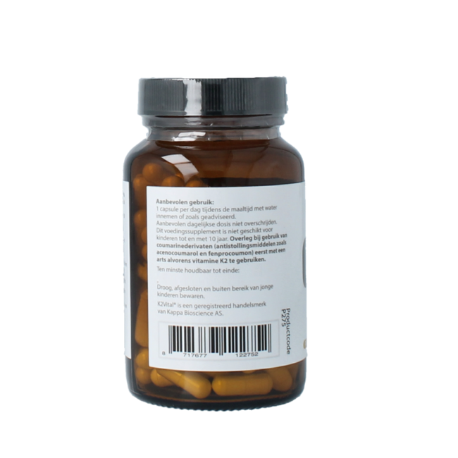 Vitamine K2 200mcg & D3 75mcg 120 Vegetarische capsules