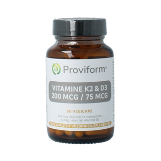 Proviform Vitamin K2 200 µg & D3 75 µg 60 vegetarische Kapseln