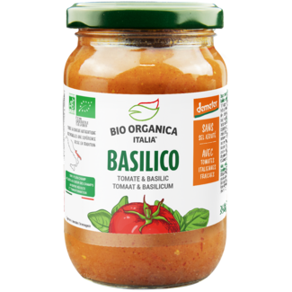 Bio Organica Sauce pour pâtes basilic Demeter 350 grammes