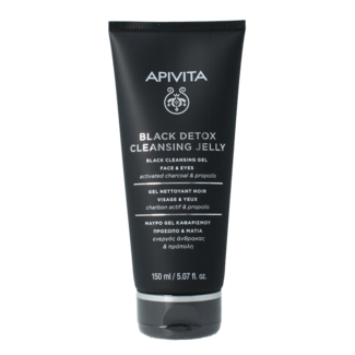 APIVITA Gel limpiador detox negro 150 mililitros