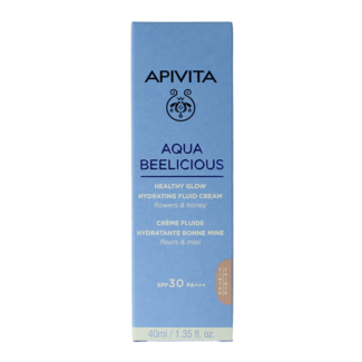 APIVITA Aqua beelicious koloryzujący fluid nawilżający SPF30 40 Mililitrów