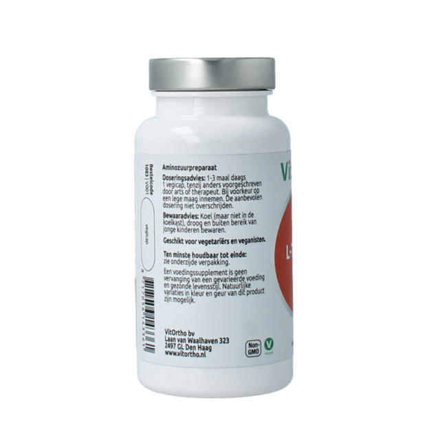 L-Tirosina 500mg 60 Cápsulas vegetarianas