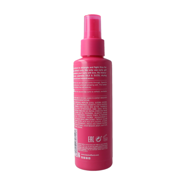 For the love of curls brume hydratante sans rinçage 150 millilitres