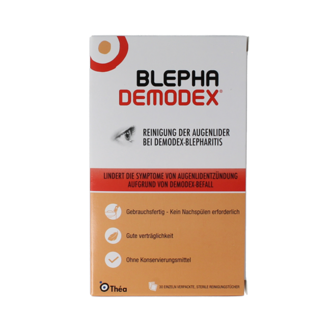 Blephademodex cleansing wipes 30 Pieces