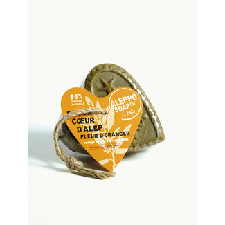 Aleppo Soap Co Aleppo soap orange blossom with rope 150 Gram