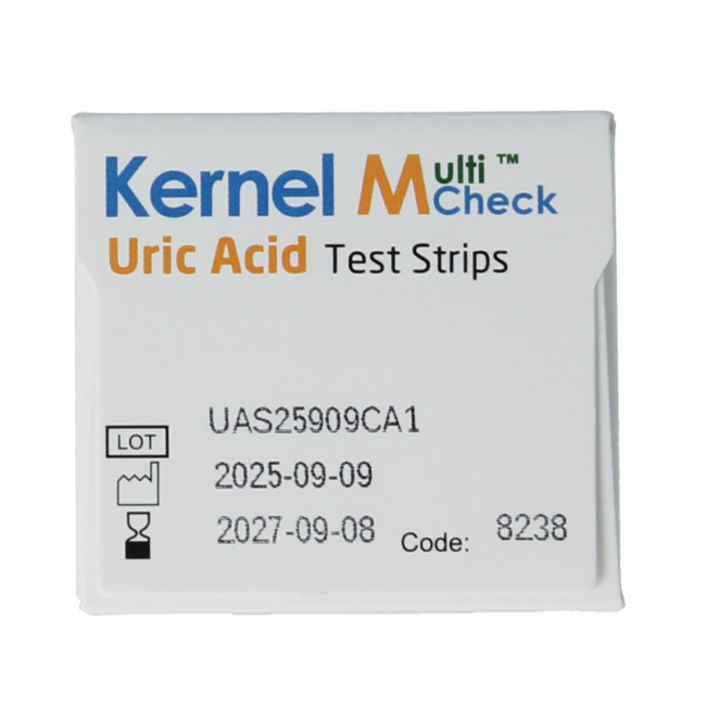 Multicheck uric acid test strip 25 Pieces
