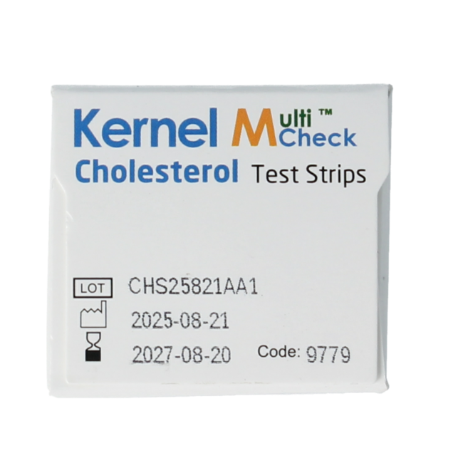 Bandelettes de test de cholestérol Multicheck 25 unités