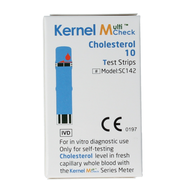 Tiras reactivas de colesterol Multicheck 10 unidades