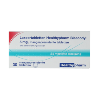 Healthypharm Comprimés laxatifs bisacodyl 5 mg 30 comprimés