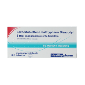 Healthypharm Tabletki przeczyszczające bisakodyl 5mg 30 Tabletek